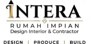 Logo Intera Rumah Impian — Design Interior & Contractor; Design, Produce, Build